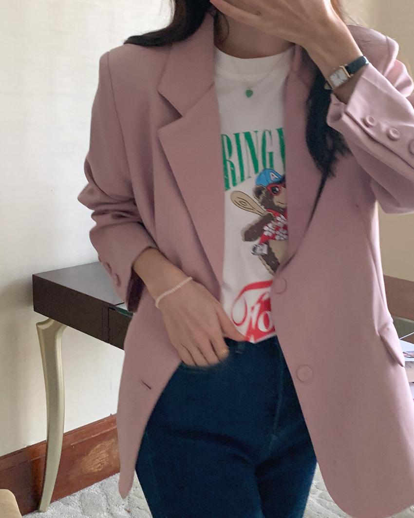 [TheOfen] 머치 투버튼 자켓 / 2color