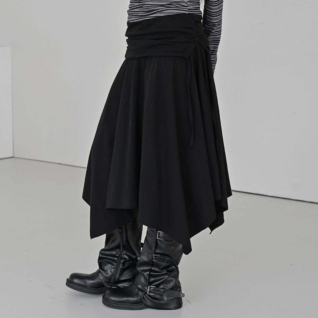 루미아 셔링 언발스커트