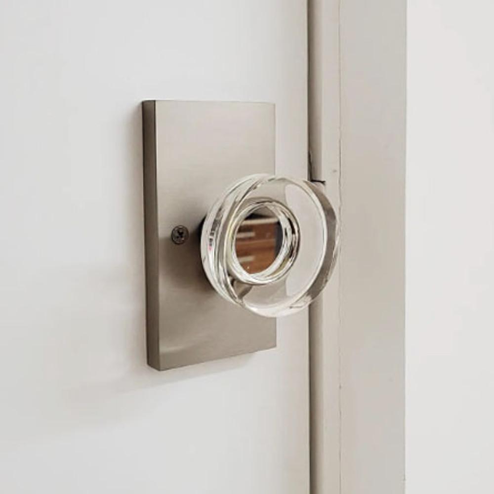 코지인빌 사각 크리스탈 방문 문 도어 손잡이 실린더