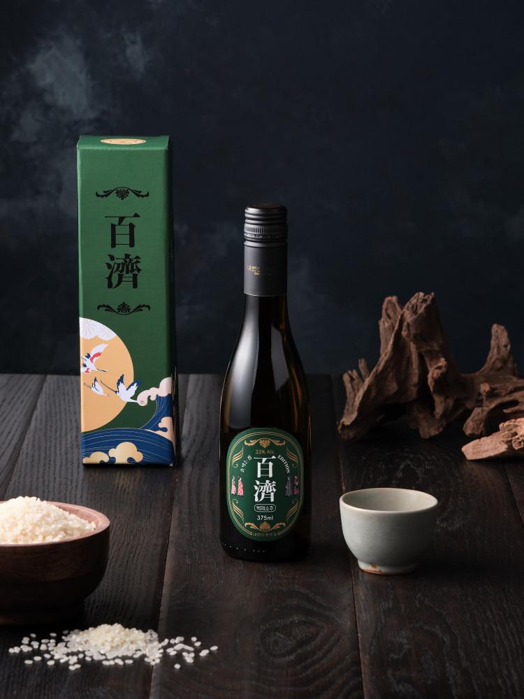 술익는집 에디션 백제소주 33도 375ml 1병 상압증류방식 증류식소주
