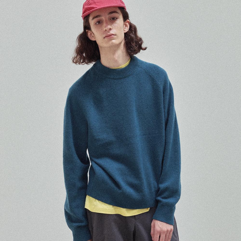 TE5-SW01 램스울 라운드 니트 - (5 Color)