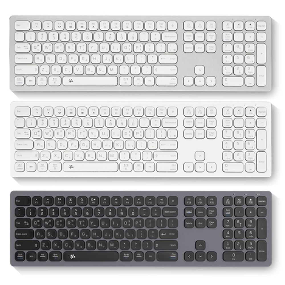 [전용키스킨증정]비프렌드 KB700 맥/윈도우 듀얼 호환 팬터그래프 알루미늄 플라스틱 키보드