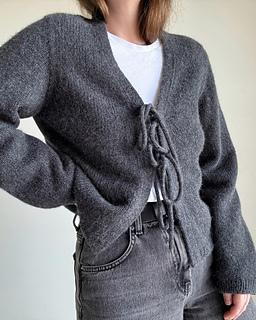 Solene Cardigan pattern by Moreca knit