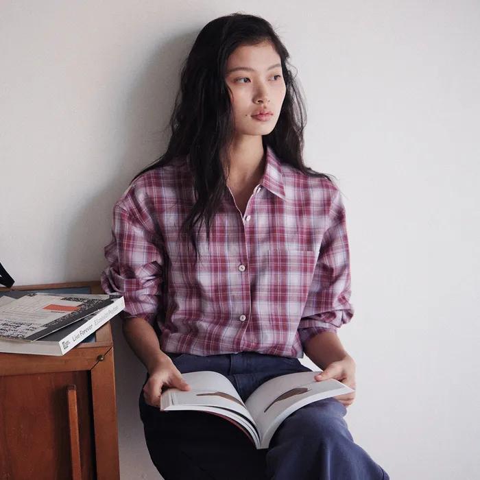 Oversized Check Shirts B212_73