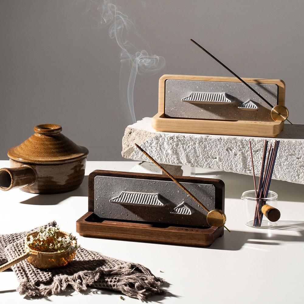 인센스홀더 인센스스틱홀더 향꽂이 향받침대 원목 설와