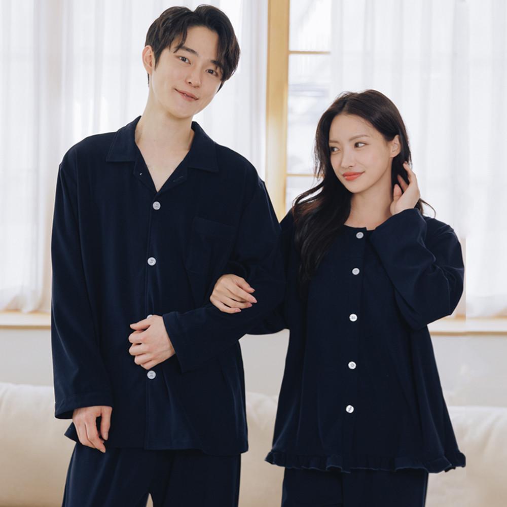 신축성 좋은 이리스 피치기모 커플 잠옷