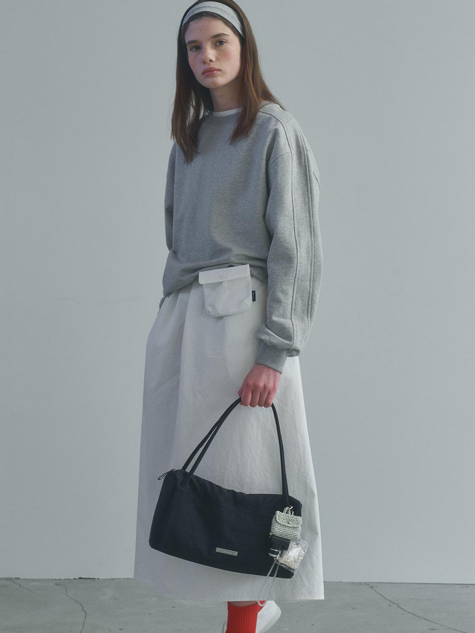 BLOCKED SWEATSHIRT - GREY