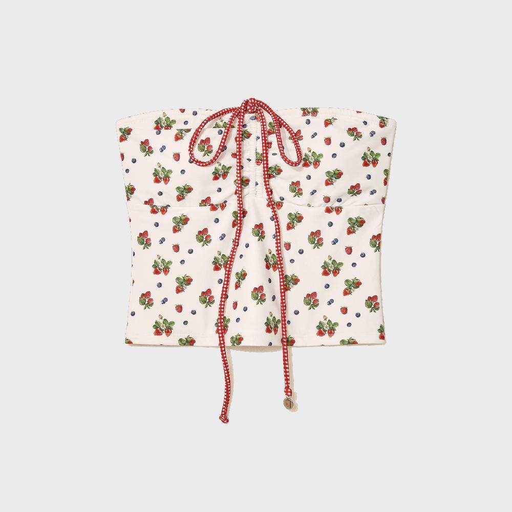 BANDEAU SWIM TOP (MIX BERRY)