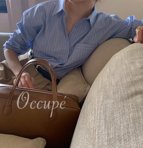 [소라당일]슬로우비 어나더 스트라이프 남방 (2col) slowb 셔츠 블라우스