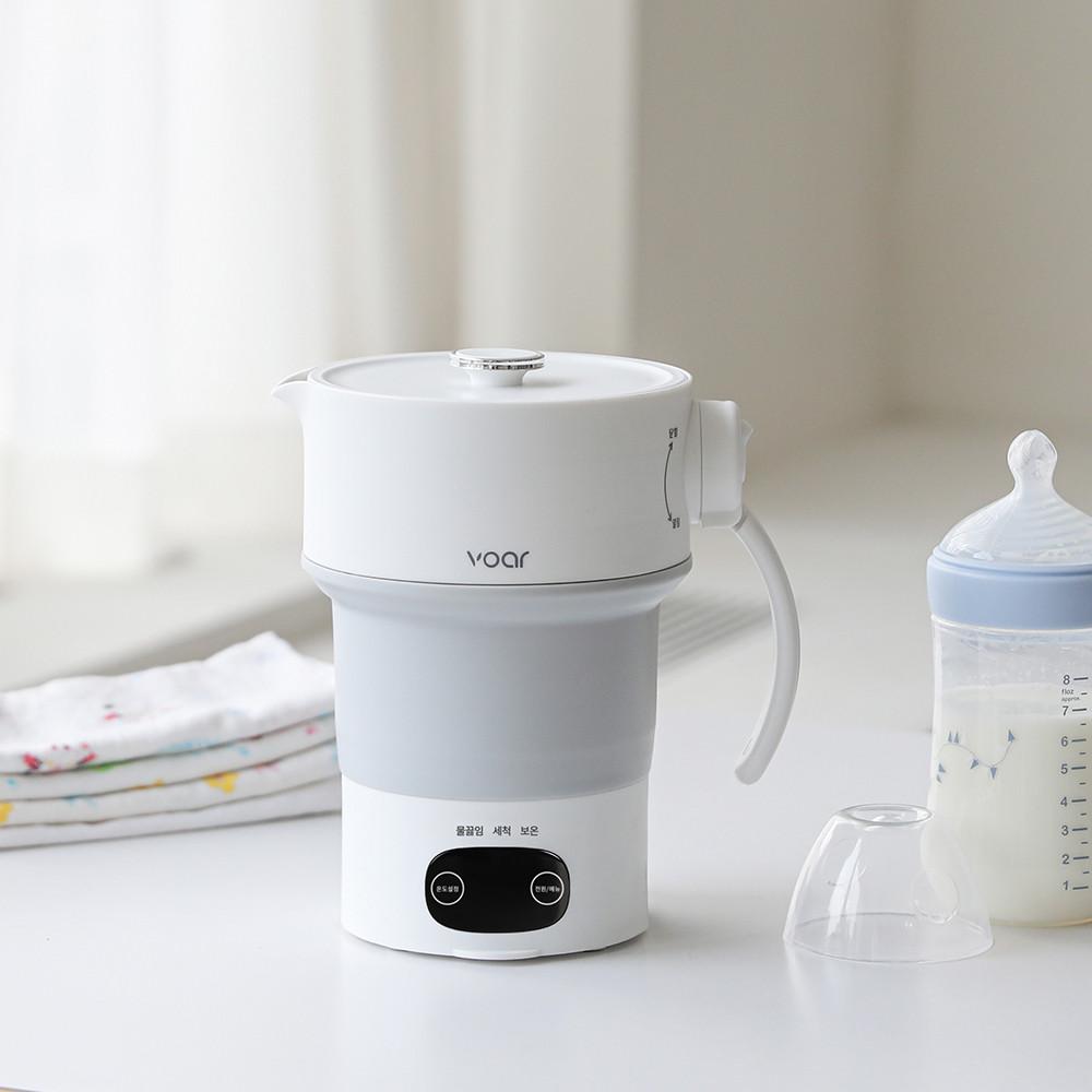 보아르 이지 전기포트M1 편리한 접이식 폴딩 휴대용 여행용 전기 커피포트 분유 보온포트기