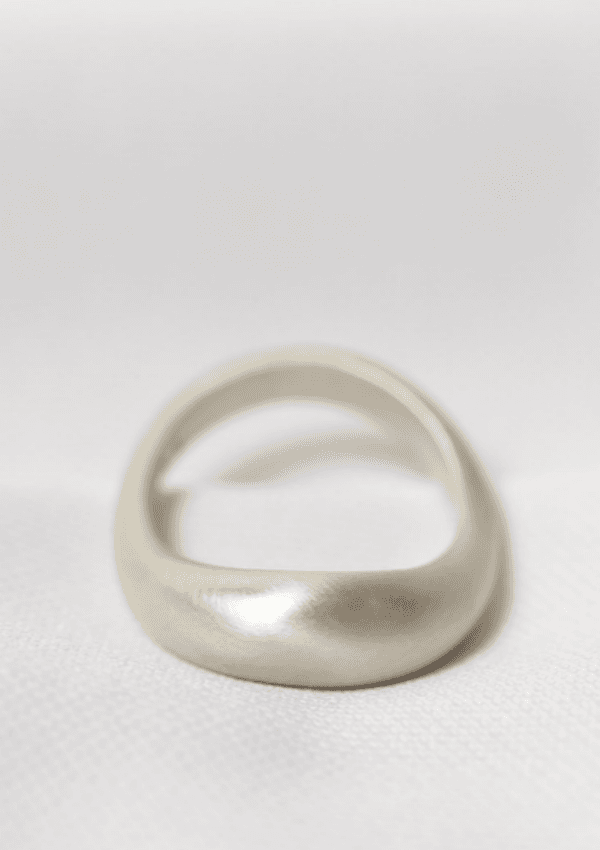 A RING (MATT-SILVER)