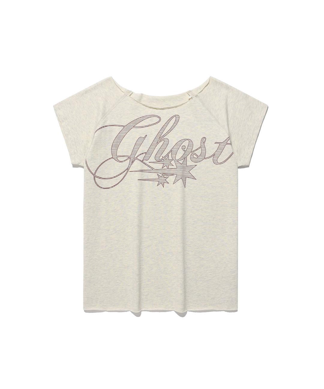 ghost raw edge tee[yellow]