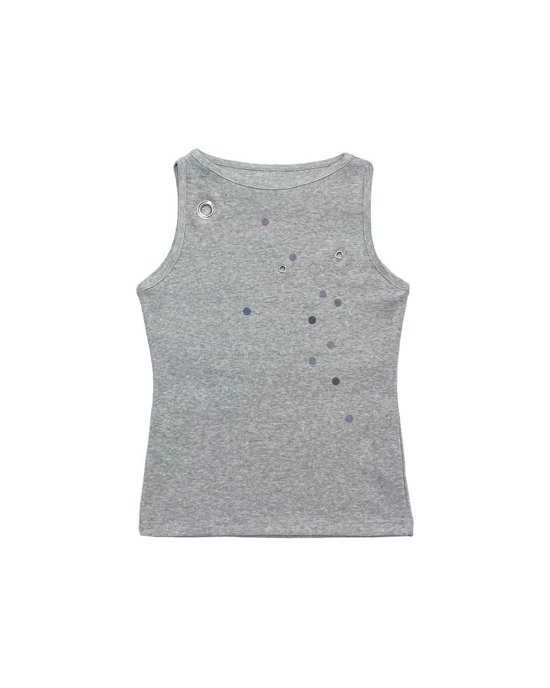 [Pre-order] Dripping Dot Sleeveless Grey