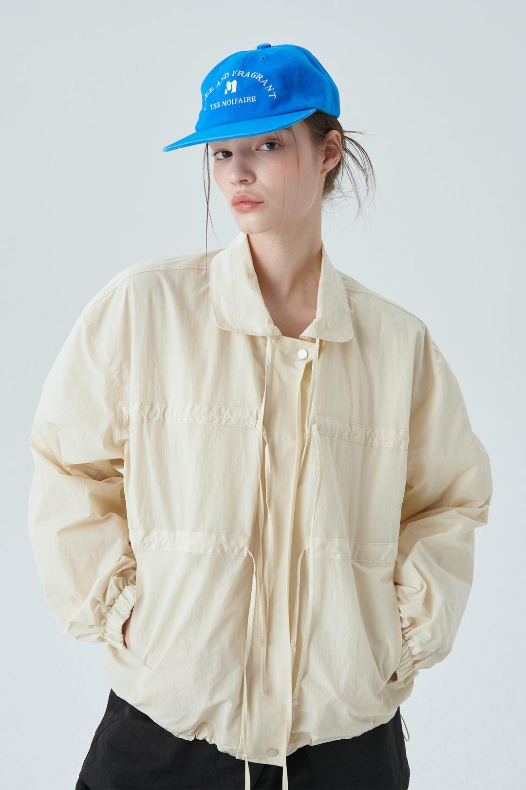 STRAP WINDBREAKER / IVORY