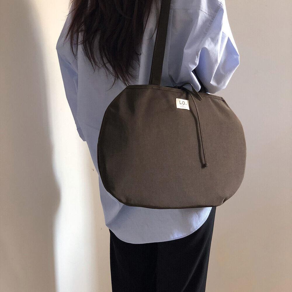 mandoo 만두 (brown) 에코백