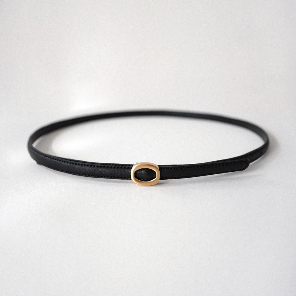 Skinny Leather Belt