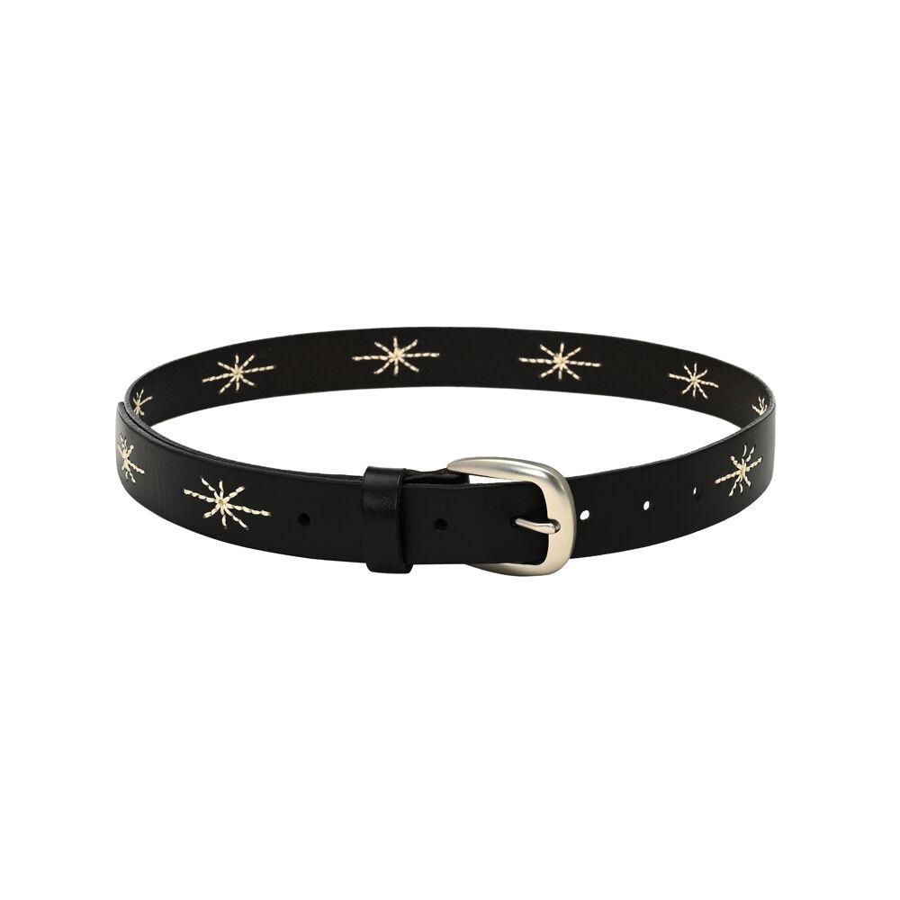 STITCH WESTERN BELT [BLACK]