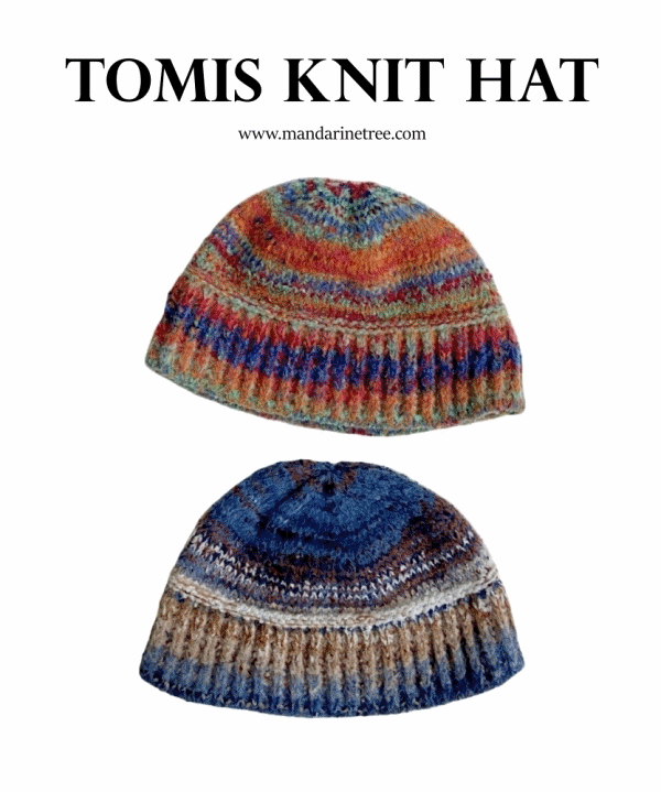 [당일발송🔥/널널한 핏] 토미스 컬러믹스 그라데이션 니트버킷햇 겨울모자 비니 바라클라바 2 color