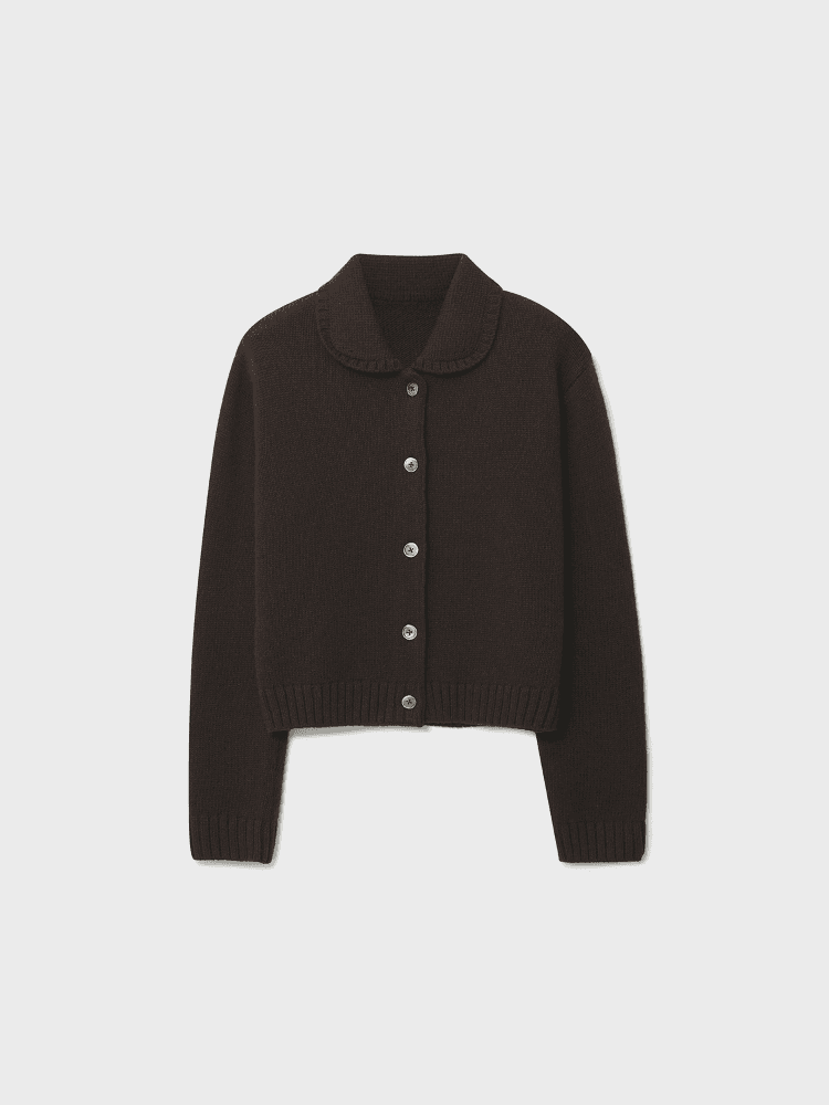 Petit Knit Cardigan [Brown]