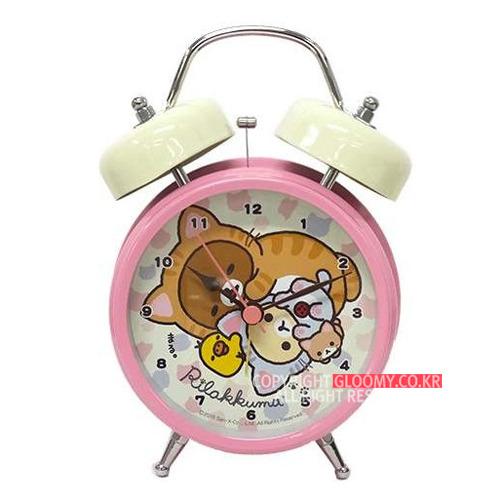 리락쿠마 탁상알람시계(고양이)(낮잠)(일)