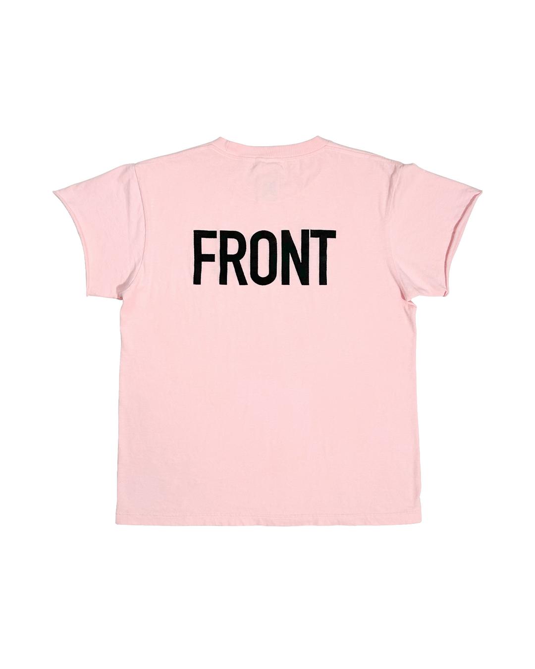 BACK FRONT T-SHIRTS LIGHT PINK