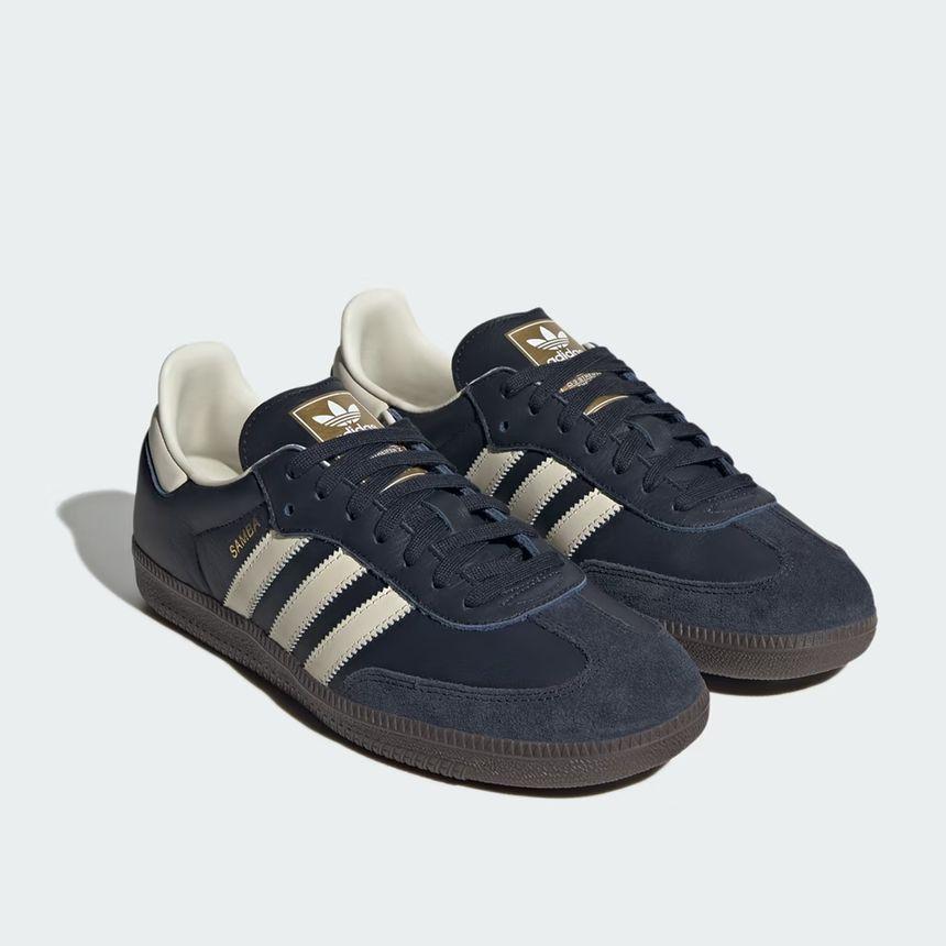 삼바 OG 나이트 네이비 크림 화이트