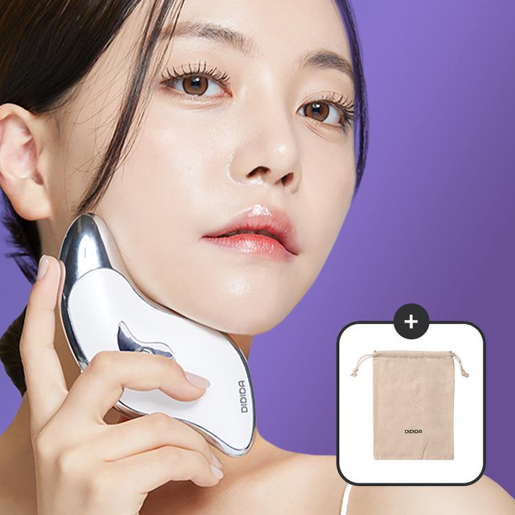 30일무료체험+파우치증정/디디다 블링클 갈바닉 괄사 고주파 마사지기기 피부 붓기 턱 얼굴