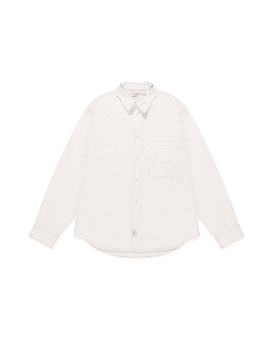 G CLASSIC COTTON TWILL SHIRT (WHITE)