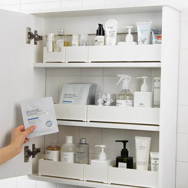 욕실 화장대 주방 서랍 수납함 욕실장 정리함 4Size