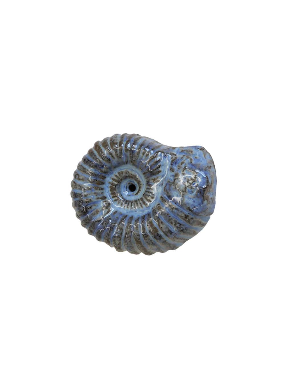 Ammonite Incense holder (black sky)