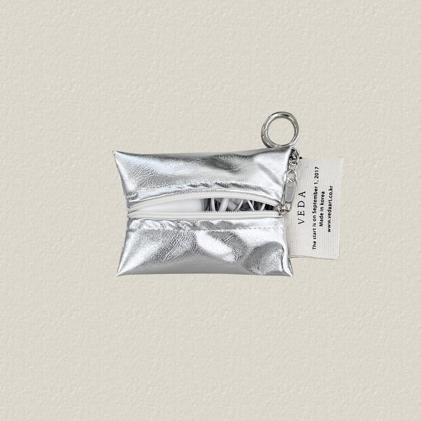 베다 파우치 미니 키링_실버_Veda pouch mini keyring [Silver]