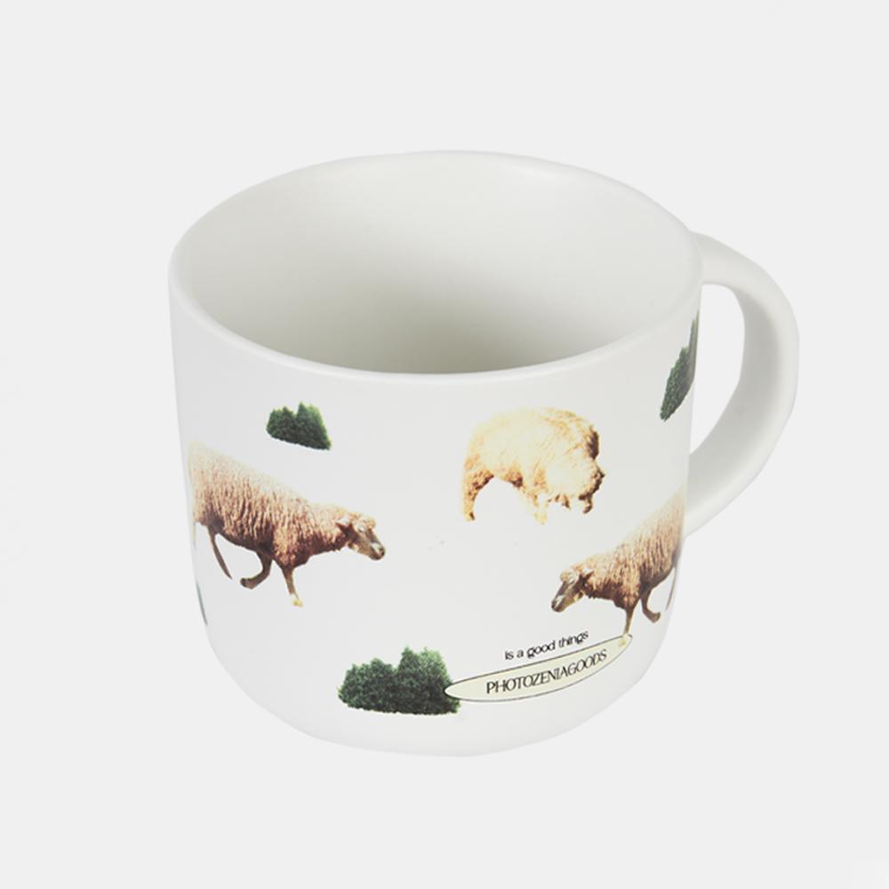 [롯데백화점][포토제니아굿즈] (집들이 생일선물) 오름과 양 머그컵