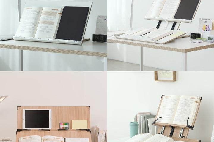 [10%쿠폰]신학기 원목 독서대 모니터받침대 1단/2단 모음