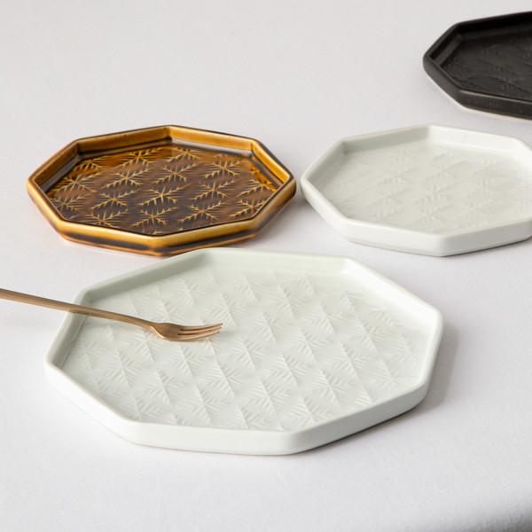 [장훈성] 눈꽃 팔각 접시