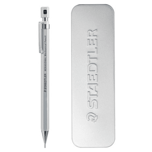 스테들러 헥사고날 샤프 실버 케이스포함, 0.5mm, 1개 - 샤프 | 쿠팡