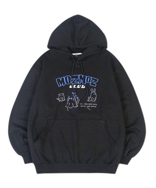 스몰프렌즈 오버핏 후드 블랙