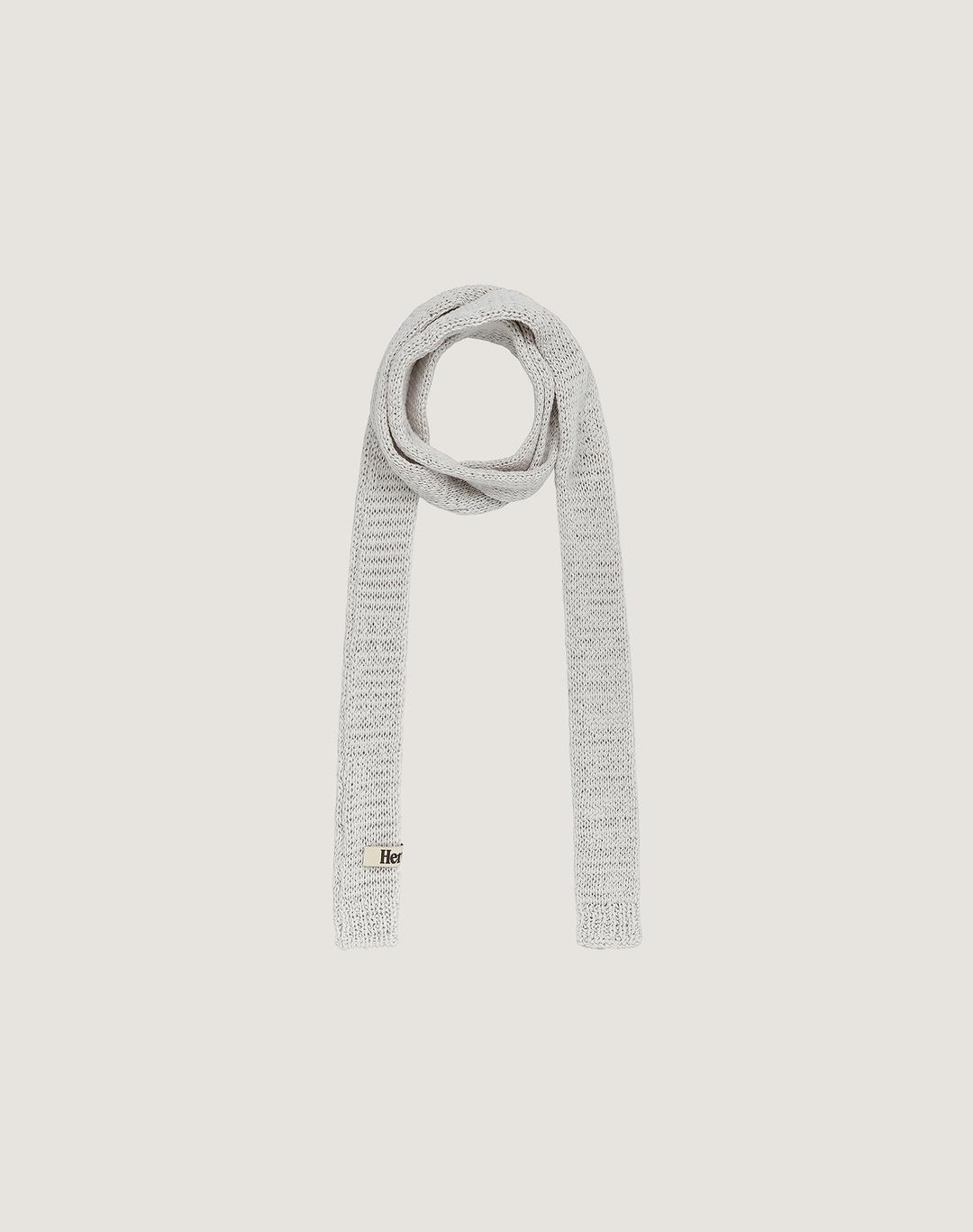 Cotton Knit Muffler (Ivory)