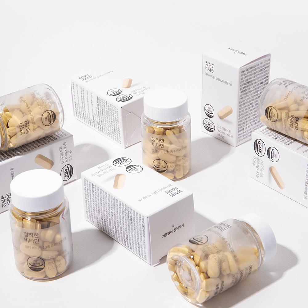 하루에 130원! 정직한 비타민 860 mg x 60 정