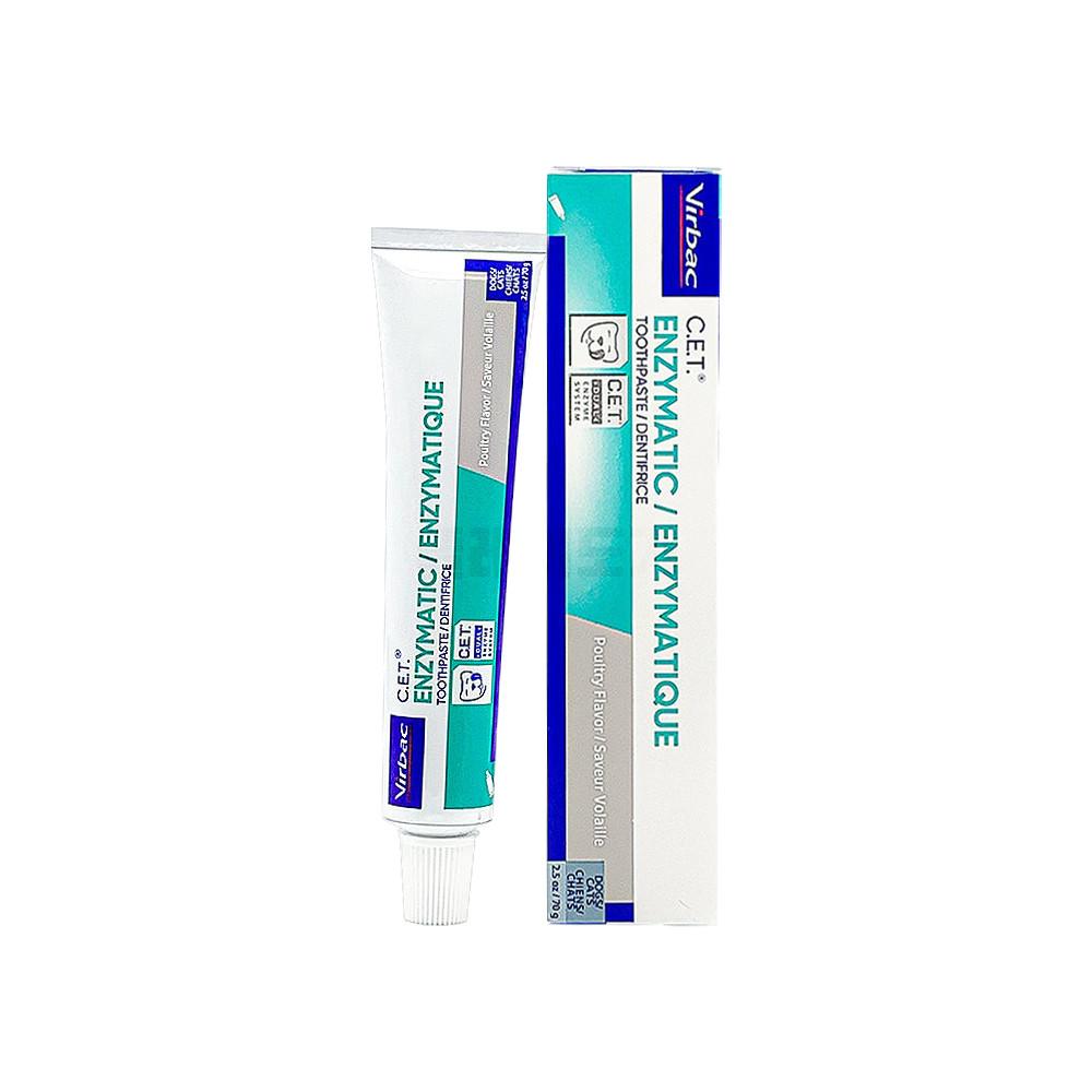 [DOG/CAT] 버박 C.E,T닭고기맛 치약 70g 플라그 생성억제 충치예방 구취개선 세균에 의한 산화작용 억제 구강 청결관리 치아보호 반려동물치약