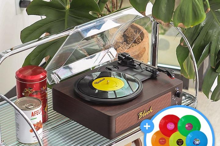 충전식 무선 블루투스 턴테이블 LP플레이어 BL06S +DP-LP증정!