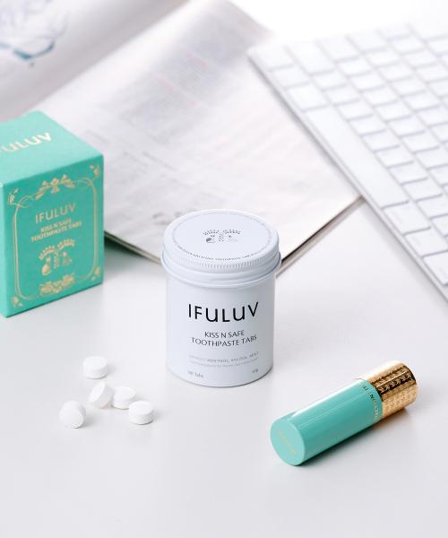 [립앤키스 듀오세트]무향 비건 립밤 + 저자극 고체치약 set