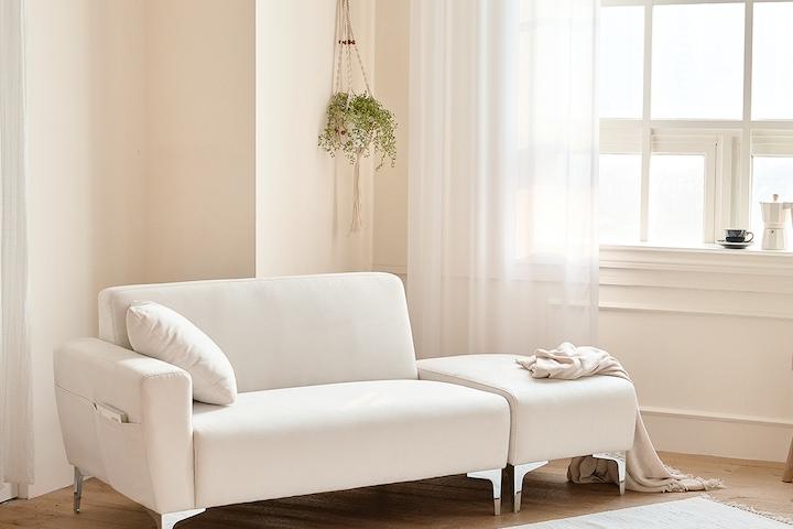 쿠폰가 98,100원 / MAY 아쿠아텍스 2인소파 2colors