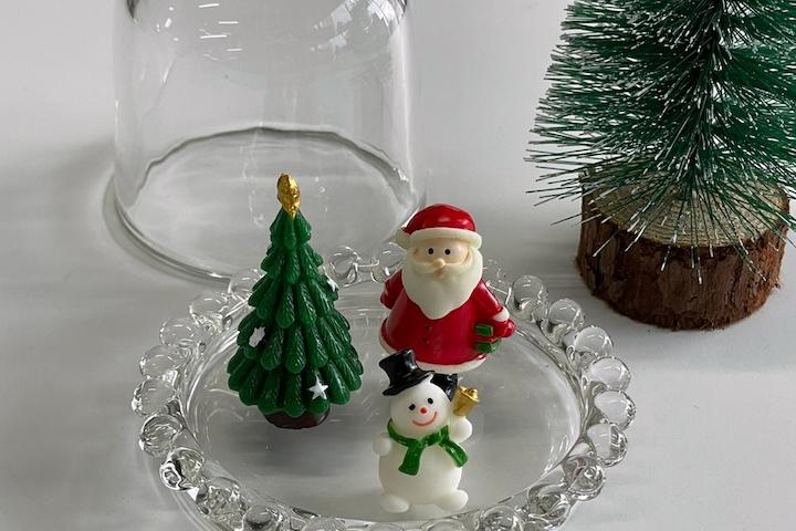 크리스마스 산타 눈사람 트리 크리스마스소품 유리돔