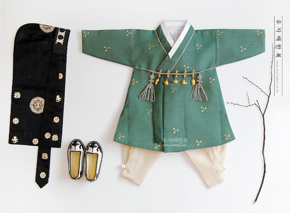 현우 그린 고급남아한복