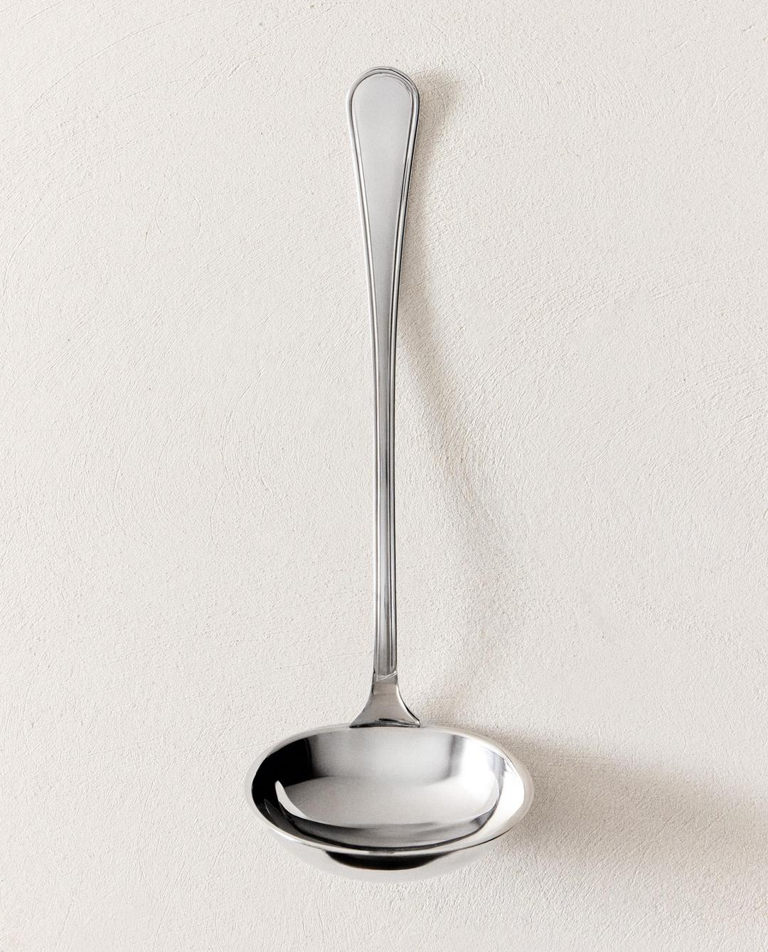 유광 스테인리스 스틸 국자