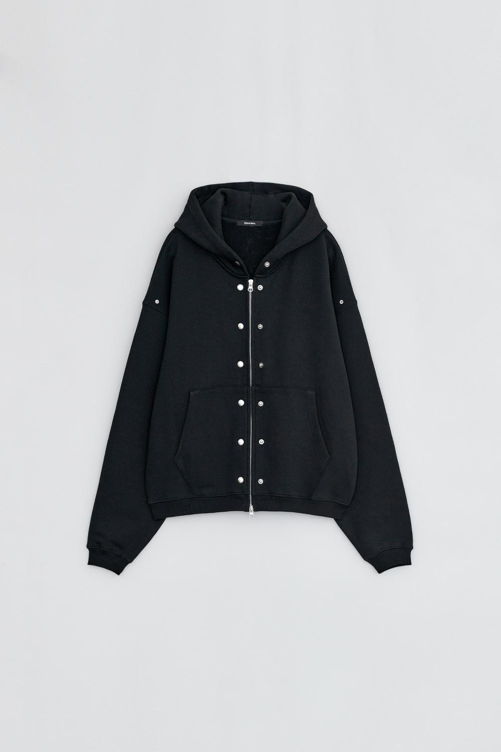 HARDWARE EMBELLISHED HOODIE