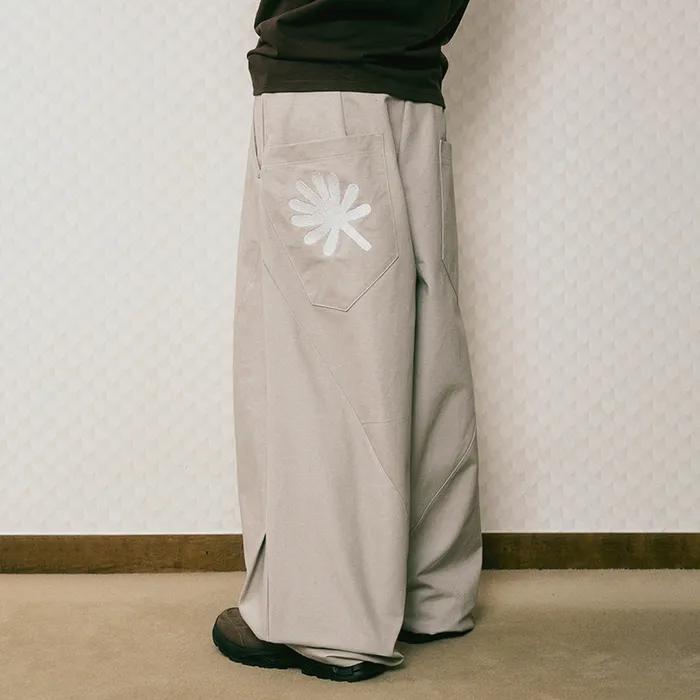 DD 10s structure balloon chino pants (SAND BEIGE)