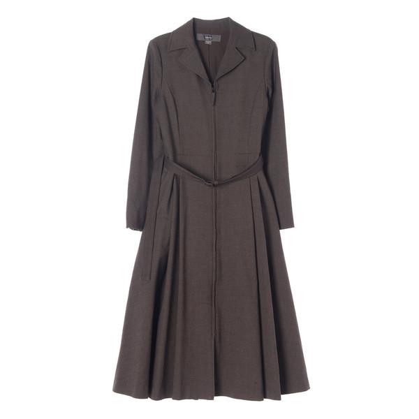 베라왕 (S)브라운 벨트 셔츠원피스