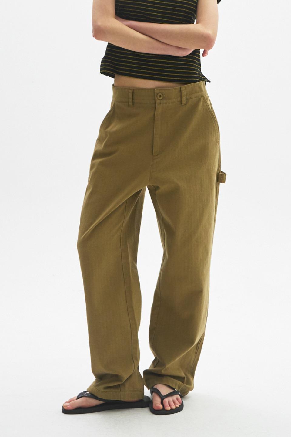 M.C UNISEX, Classic Carpenter Chino Pants / CAMEL