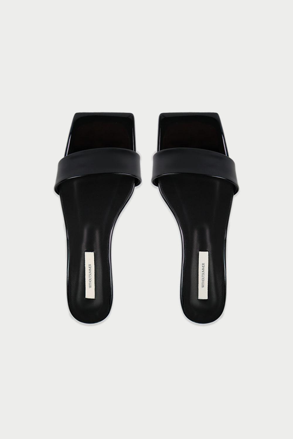 Classic square mule_black